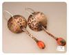 Picture of Large Forged Head Pin and Domed Earrings DIY Tutorial