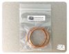 Picture of DIY JEWELRY KIT 1:           2 pairs of Silver/Copper components plus 1 Digital Tutorial. "Silver and Copper No Solder Large Hoop Earring". FREE SHIPPING.