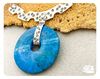 Picture of No-solder Riveted Bail Gemstone Donut Necklace DIY PDF Digital Tutorial